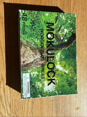 MokuLock Wooden Building Bricks - 48 pieces